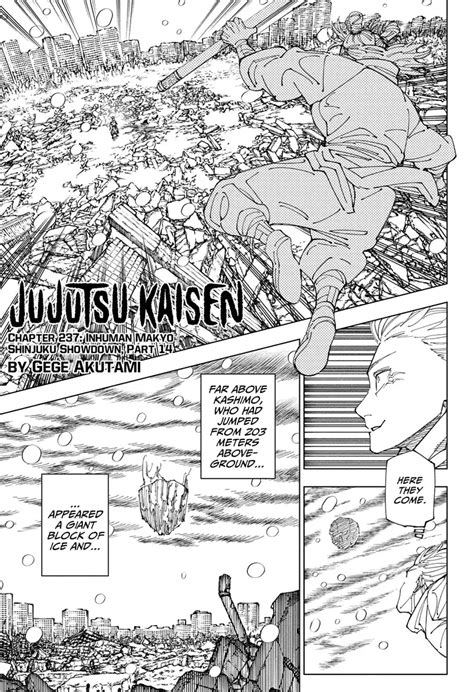 jjk chapter 237 release date|Jujutsu Kaisen Chapter 237 Release Date, Time, & Where to。